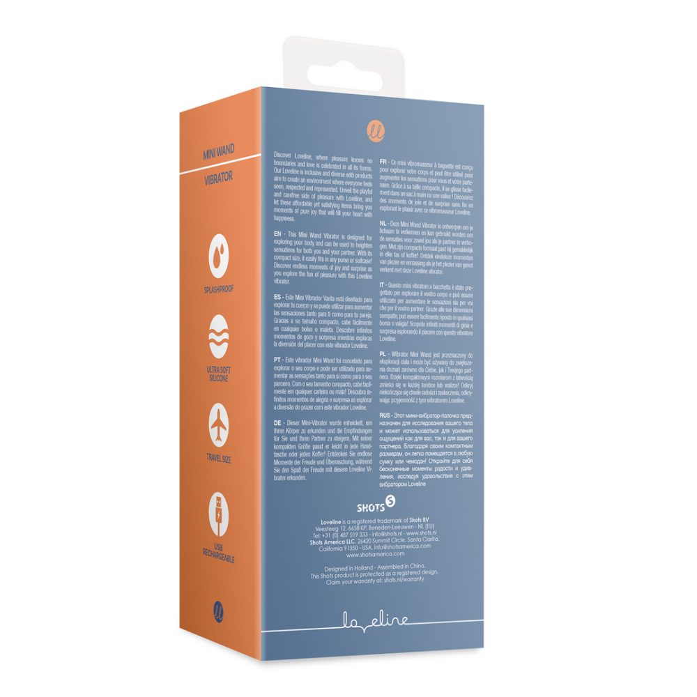 Mini Wand Vibrator - Blauwe Horizon - Afbeelding 3