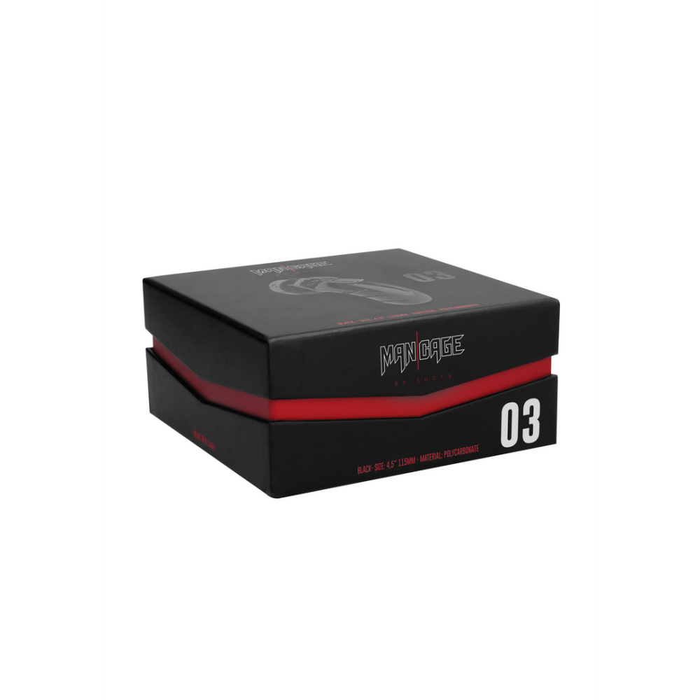 Model 03 Chastity Cock Cage - 4,5 / 11,5 cm - Afbeelding 2