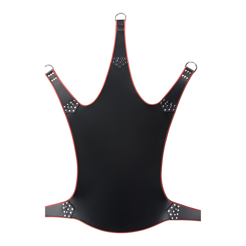 Leren Sling met Rode Bies 5 Punten - Afbeelding 2