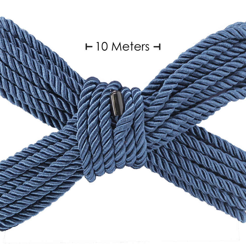 Polyester Bondage Touw - 10 m - Marineblauw - Afbeelding 2