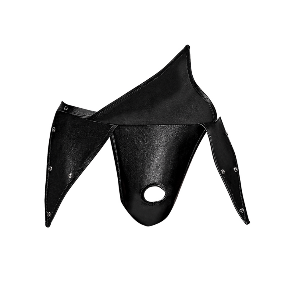 Eros - Gladiator Kilt Ontwerp met een Bevestigde Thong - L/XL - Zwart - Afbeelding 3