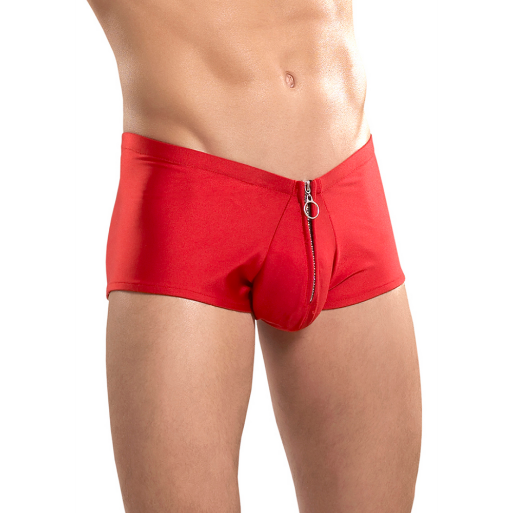 Shorts met rits - L/XL - Rood - Afbeelding 4