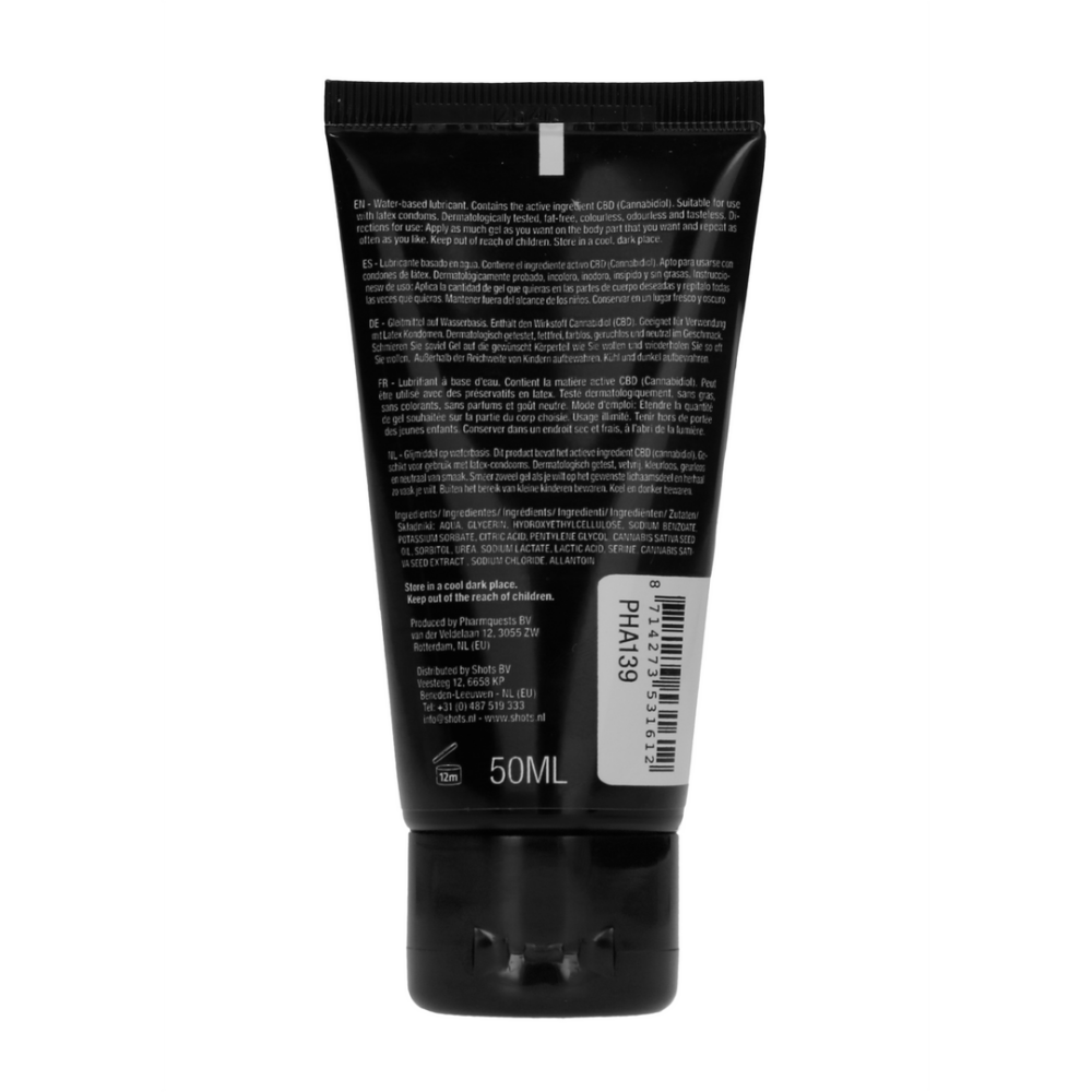 CBD Cannabis Waterbased Glijmiddel - 2 fl oz / 50 ml - Afbeelding 3