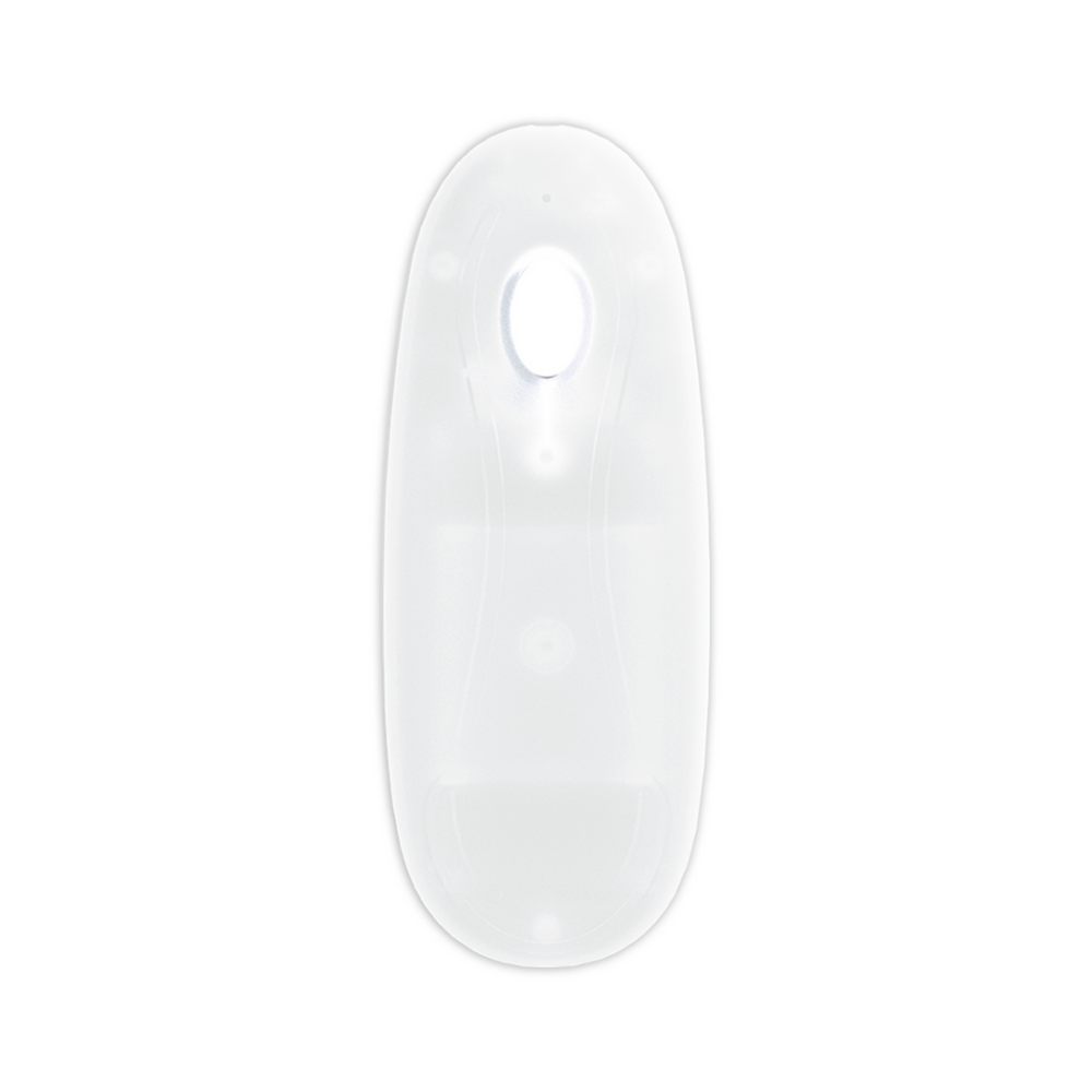 LED Vibrerende Rechte Penis - 7 / 18 cm - Transparant - Afbeelding 3