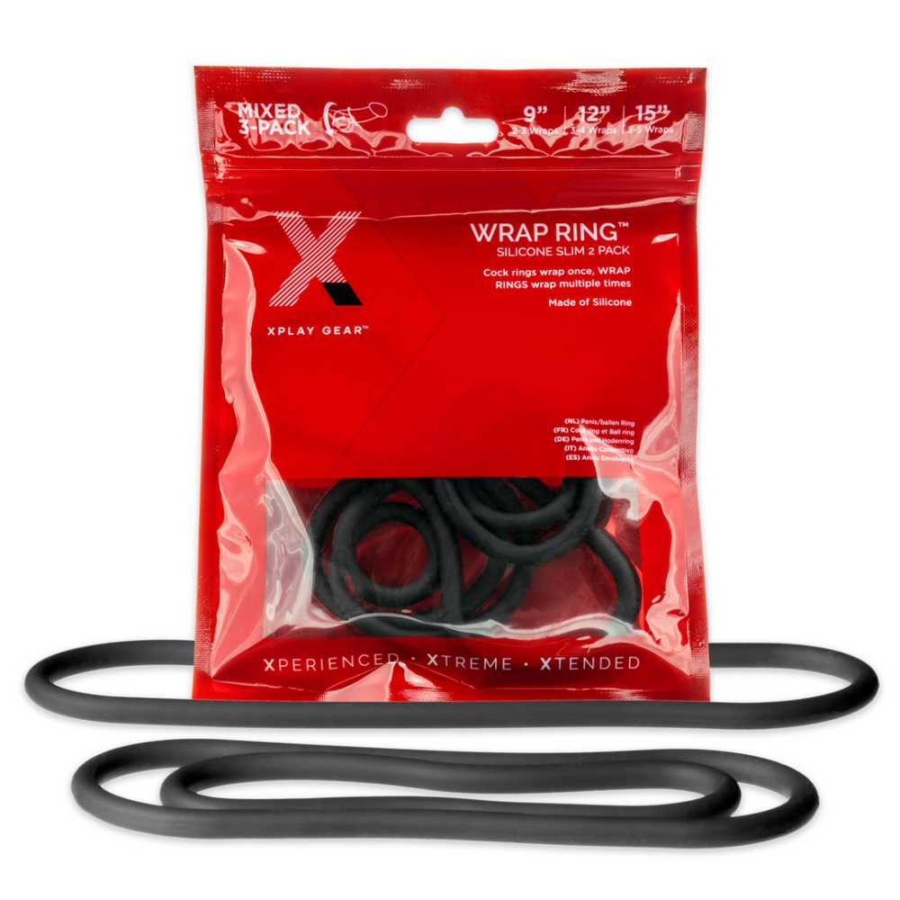 Slim Wrap Ring - Cockring 3-Pack - 3 Stukken - Afbeelding 2