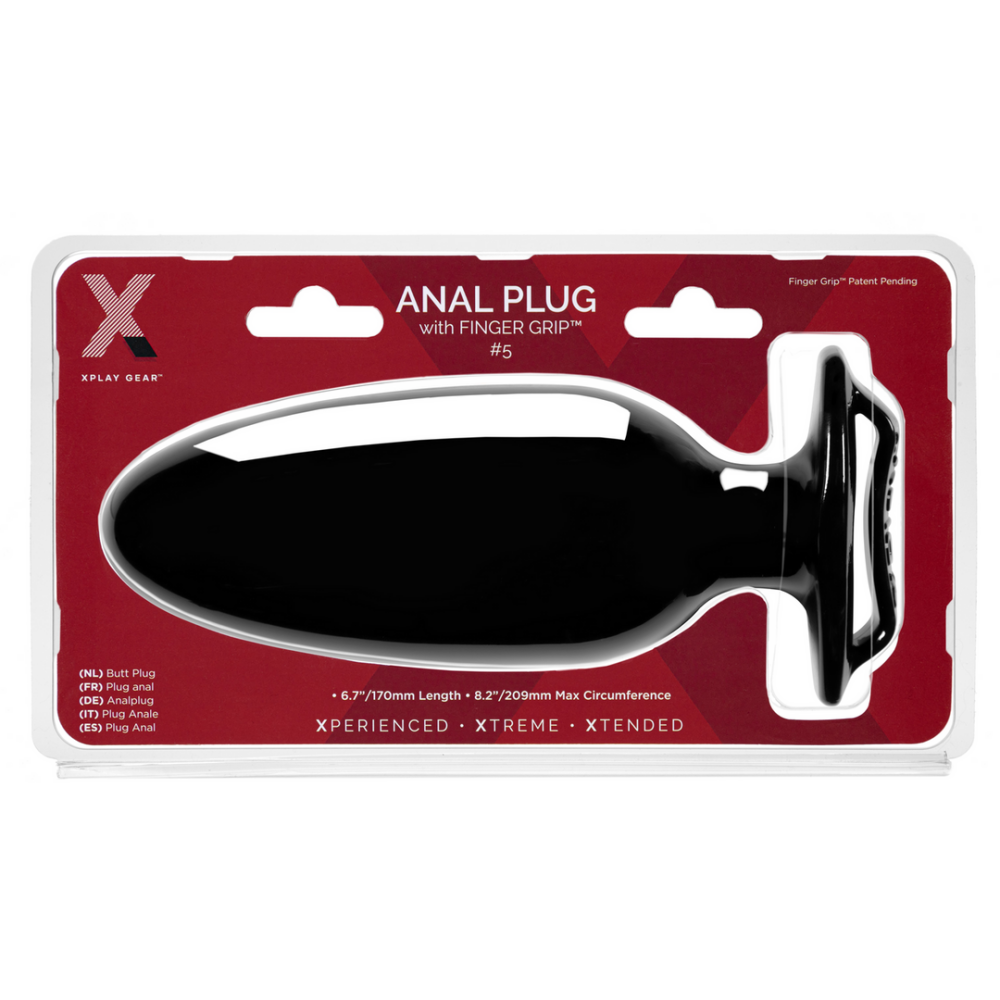Finger Grip Plug #5L - Butt Plug met Vinger Grip - Afbeelding 2