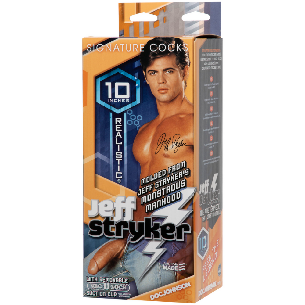 Jeff Stryker - Realistische Dildo met Vac-U-Lock Zuignap - Afbeelding 4