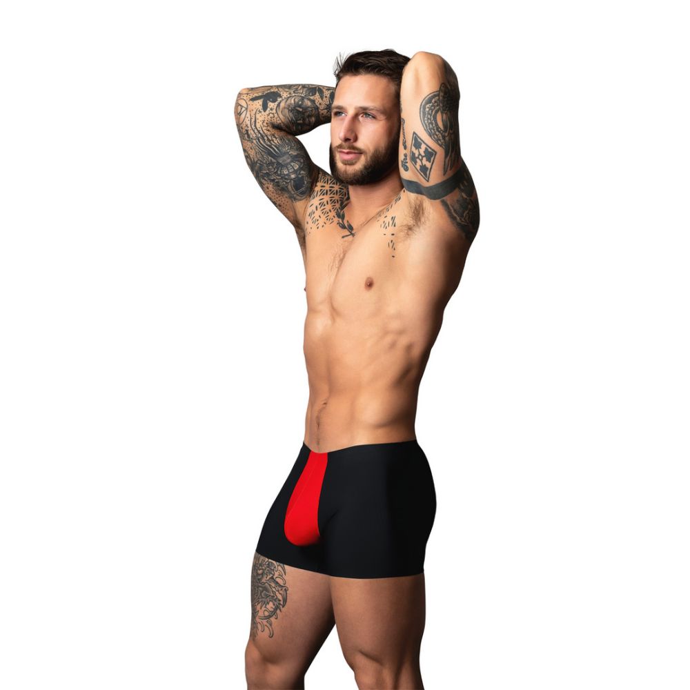 Pouch Short - M - Zwart/Rood - Afbeelding 4