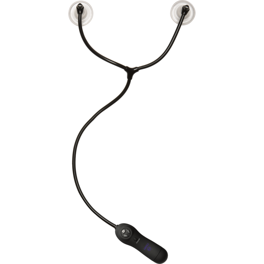 Swell - Auto Vibrerende Tepelzuigkoppen - Zwart/Violet