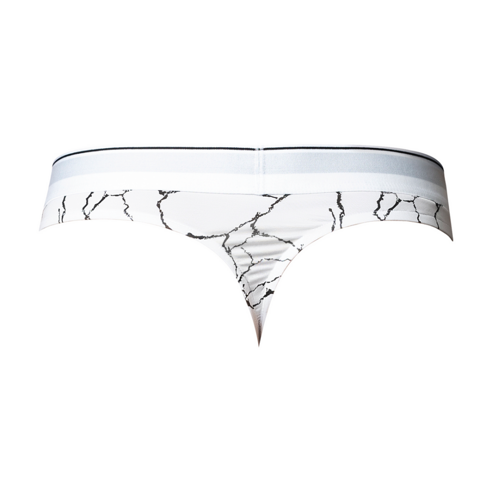 Tanga - S/M - Witte Marmer - Afbeelding 4