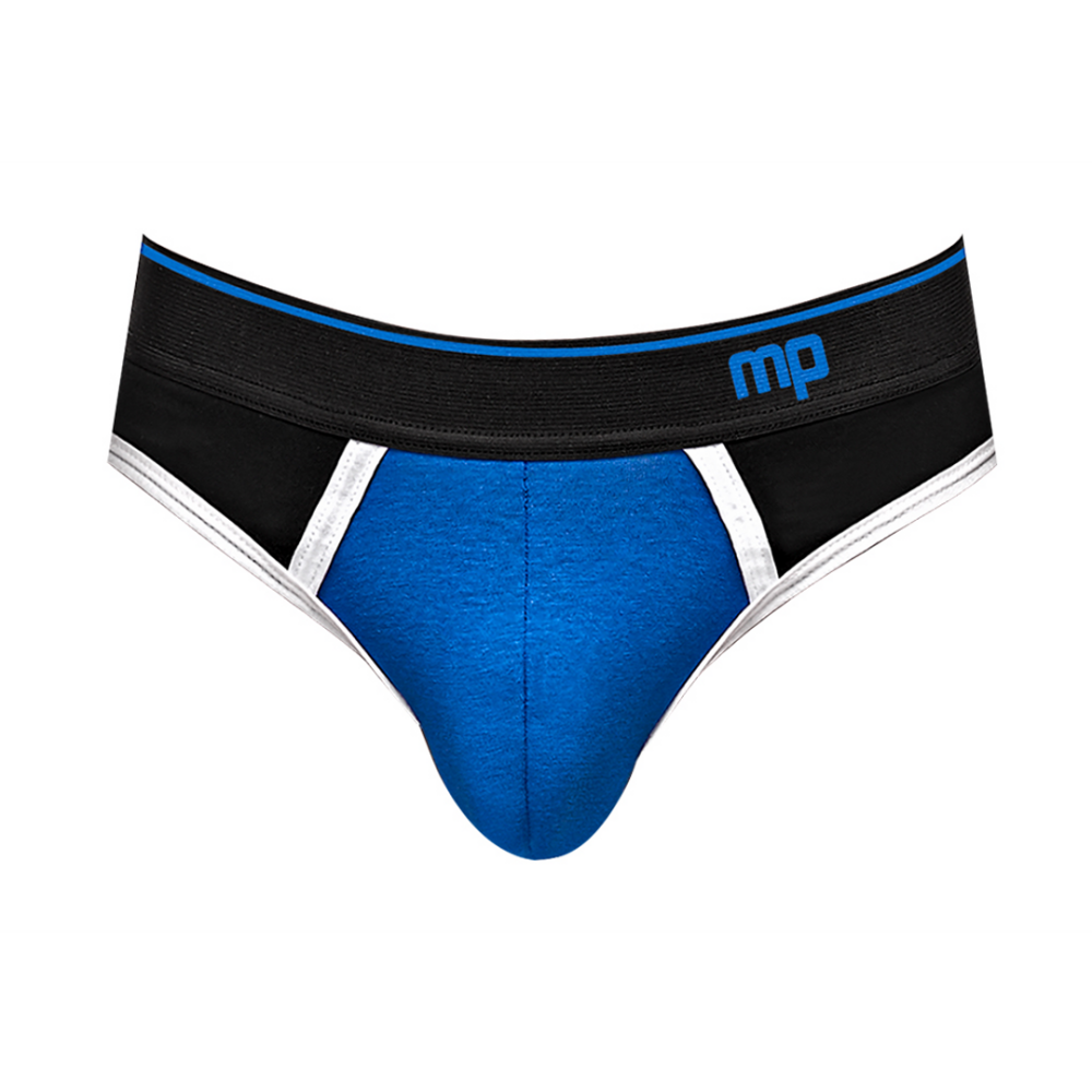 Panel Thong - L/XL - Zwart/Blauw - Afbeelding 5