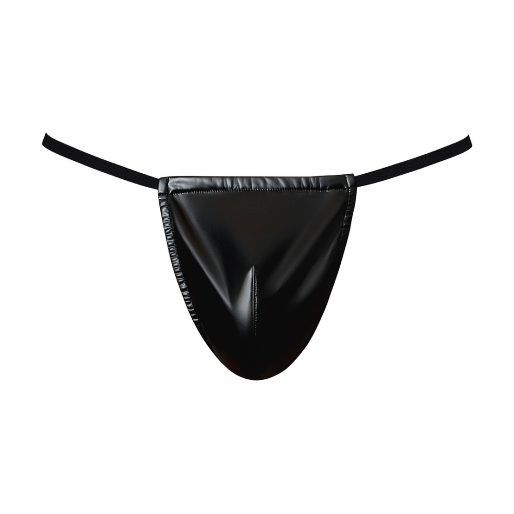 Wetlook G-String - One Size - Zwart - Afbeelding 3