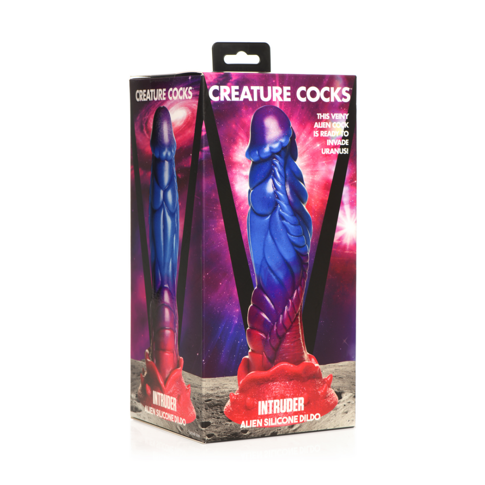 Intruder - Alien Silicone Dildo - Paars - Afbeelding 2
