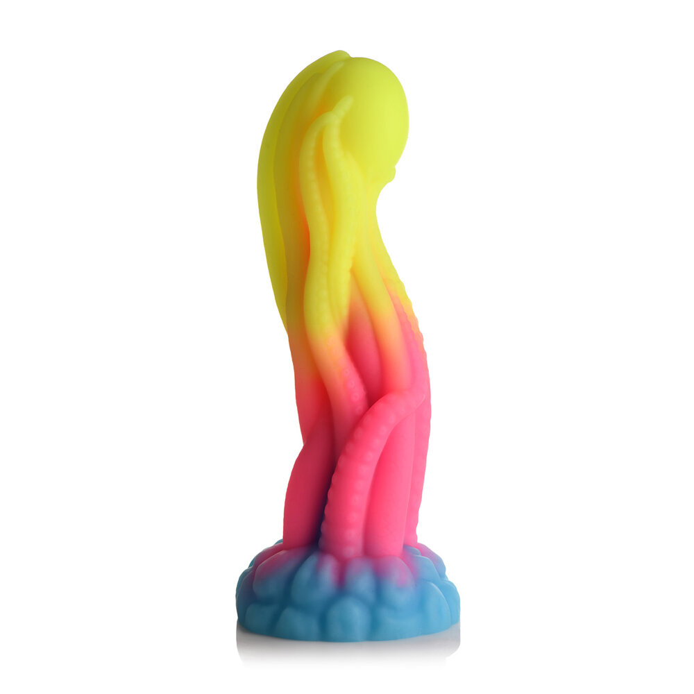 Tenta Glow - Glow-in-the-Dark Silikon Dildo - Afbeelding 4