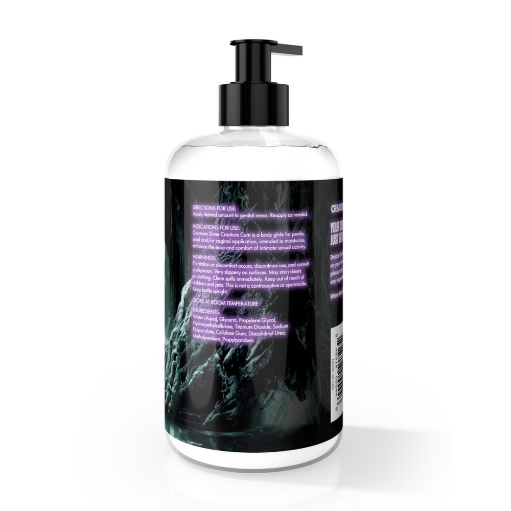 Creature Slime - Creature Cum - Ongeparfumeerde Jizz Glijmiddel - 16 fl oz / 473 ml - Afbeelding 4