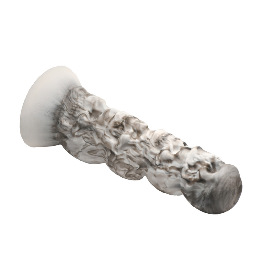 Tower of Doom - Siliconen Dildo - Grijs - Afbeelding 4