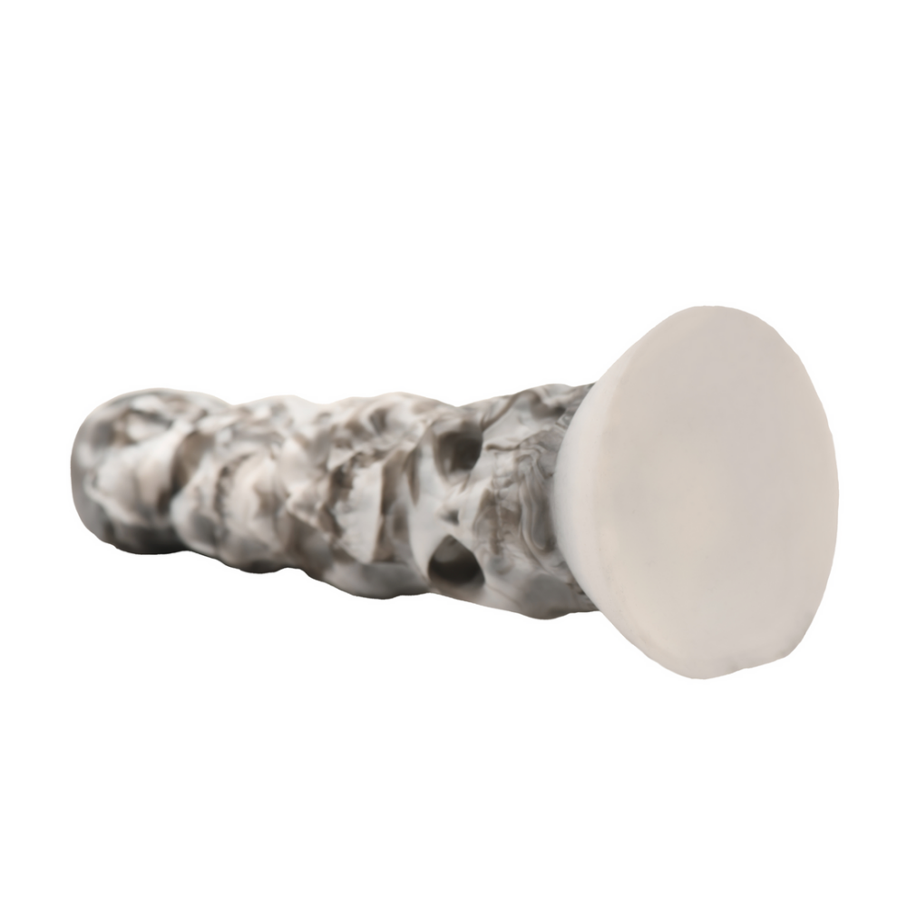 Tower of Doom - Siliconen Dildo - Grijs - Afbeelding 5