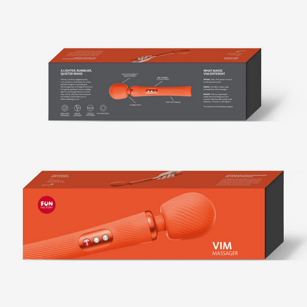 Vim - Wand Vibrator - Zonsopgang Oranje - Afbeelding 2