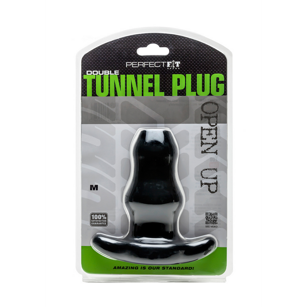 Dubbele Tunnel Plug - Holle Butt Plug - M - Afbeelding 2