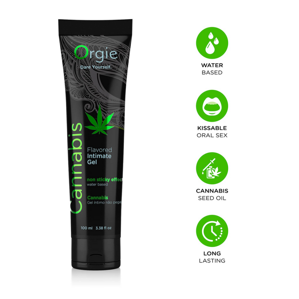 Lube Tube Cannabis - Waterbased Lubricant - 3 fl oz / 100 ml - Afbeelding 2