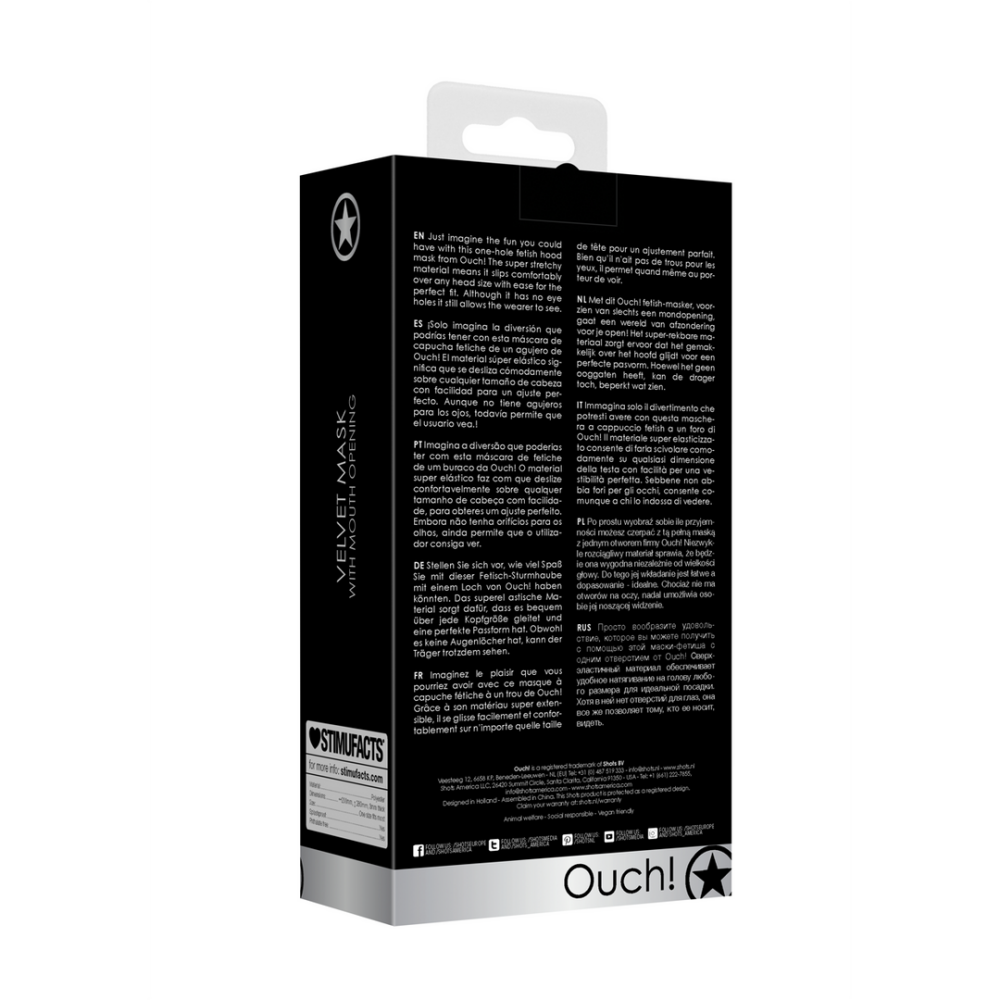 Mask met Mondopening - Afbeelding 3