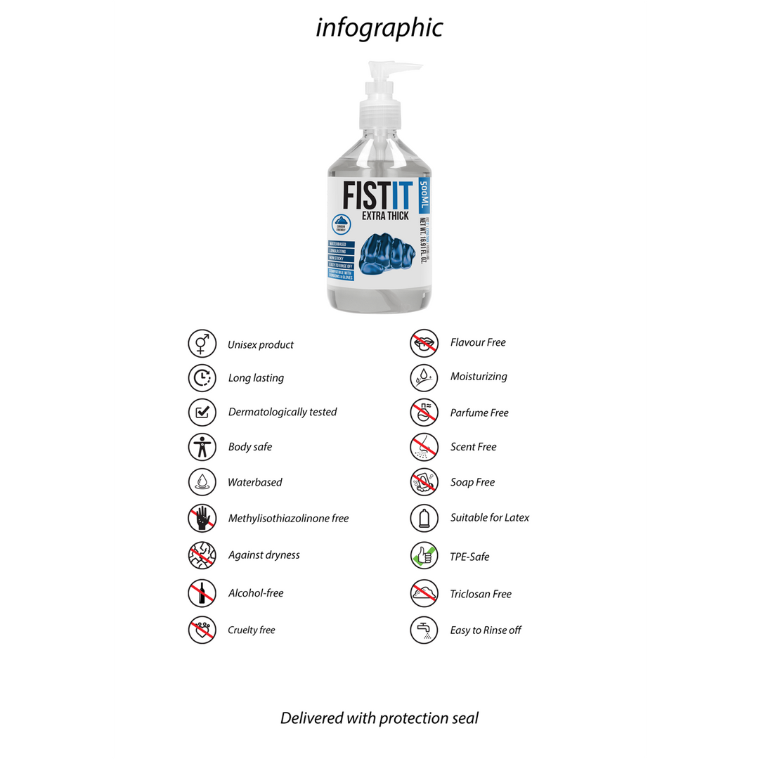 Extra Dikke Glijmiddel - 17 fl oz / 500 ml - Afbeelding 3