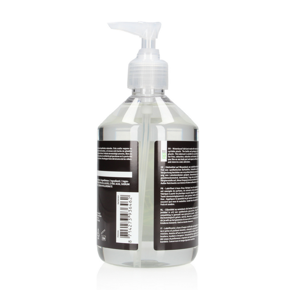 Natuurlijke waterbasis glijmiddel - 17 fl oz / 500 ml - Pomp - Afbeelding 2
