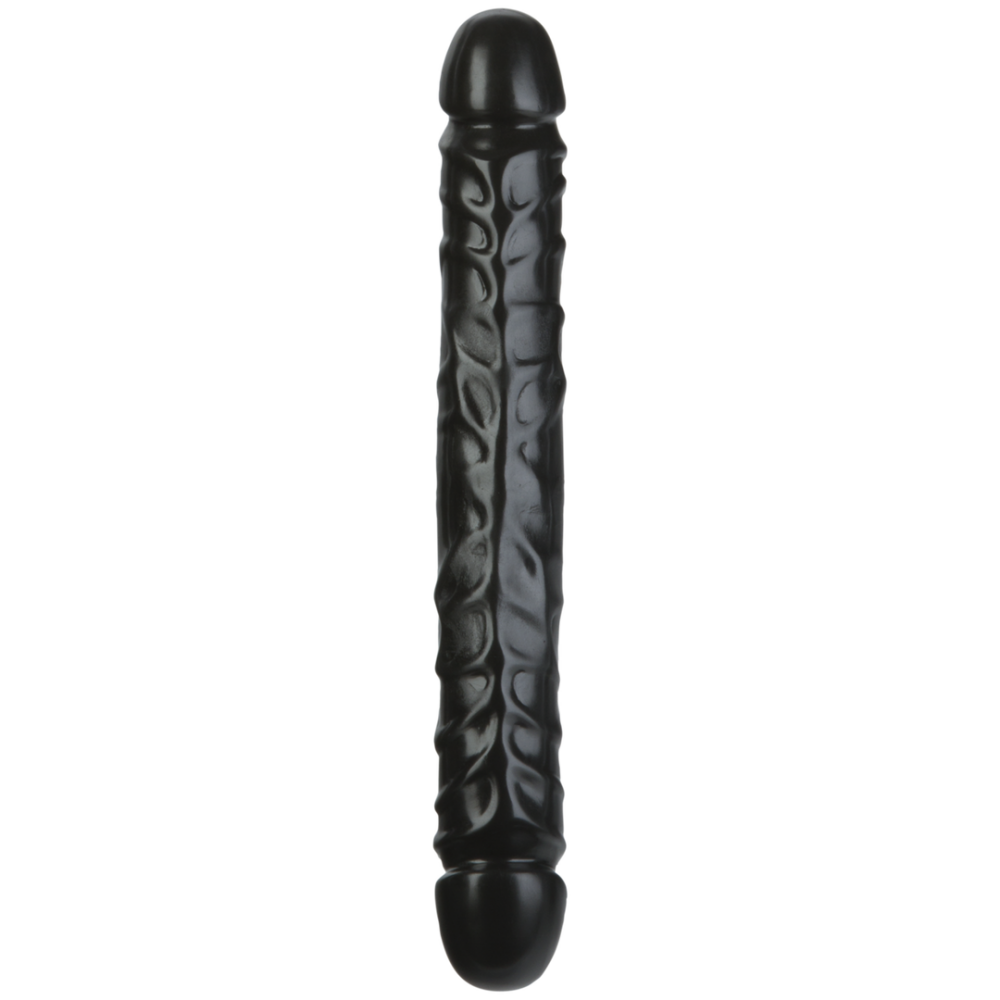 Jr. Veined Double Header - Dildo met Dubbele Einden - 12 / 30 cm