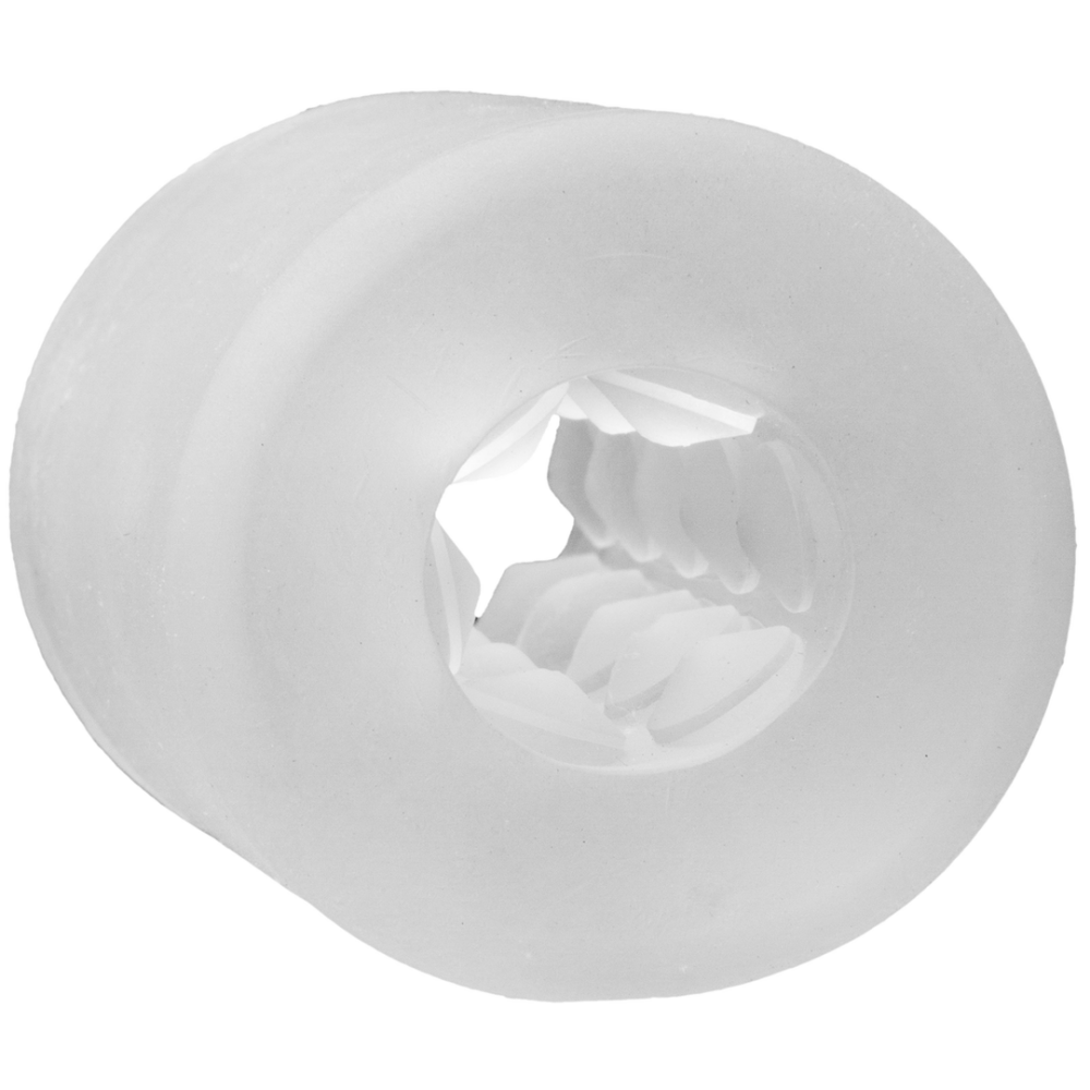 Glow Helping Head - Masturbator Sleeve - Frost / Groen Gloed - Afbeelding 4