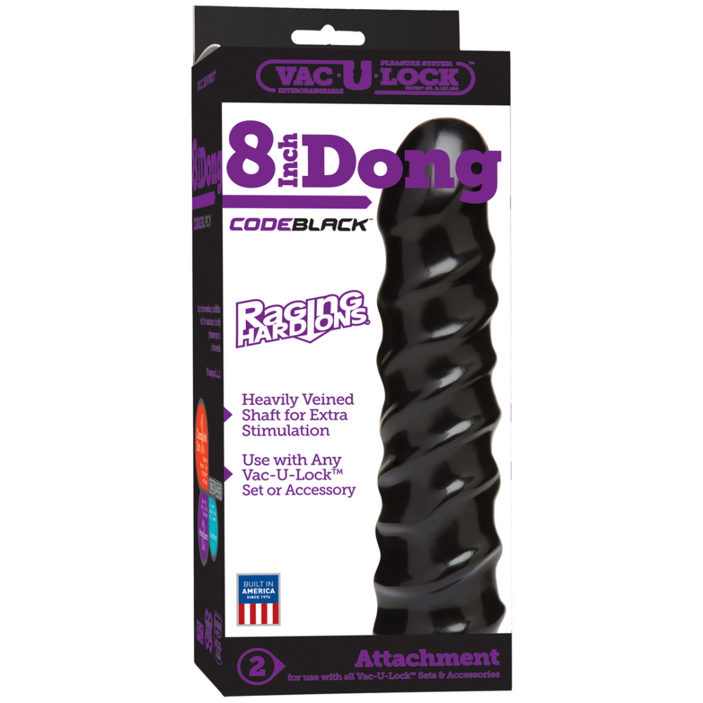 CodeBlack - Raging Hard Dildo - 8 / 20 cm - Afbeelding 2