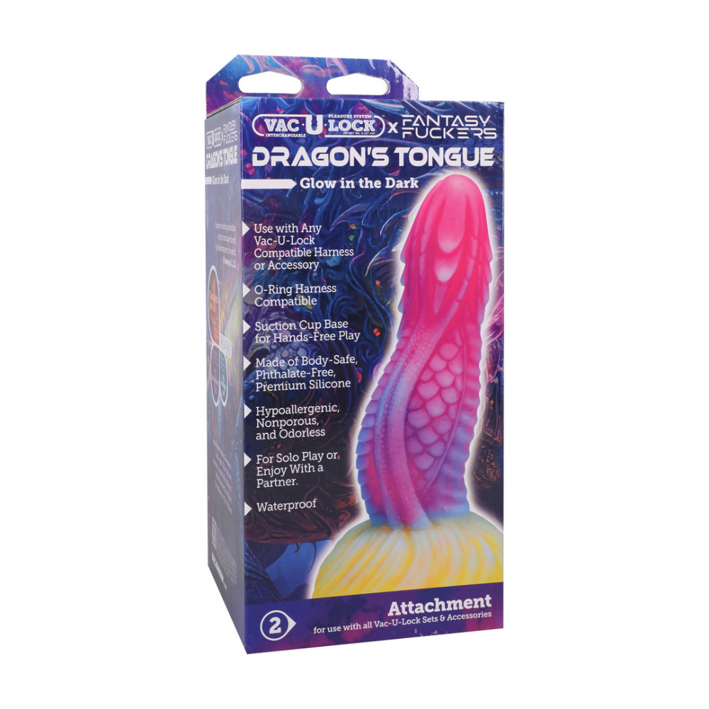 Fantasy Fuckers - Draak Tongue - Glow in the Dark - Multicolor - Afbeelding 2