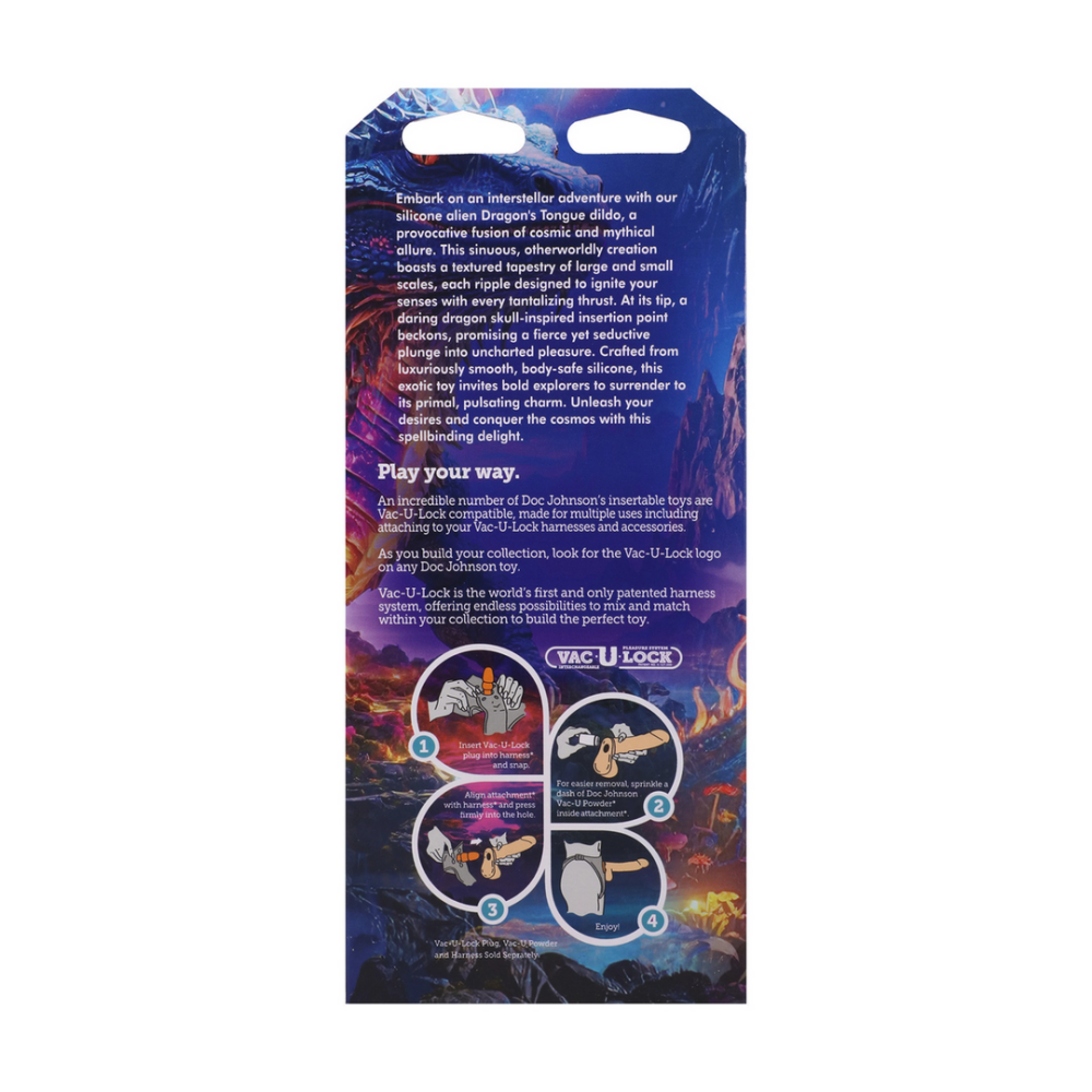 Fantasy Fuckers - Draak Tongue - Glow in the Dark - Multicolor - Afbeelding 3