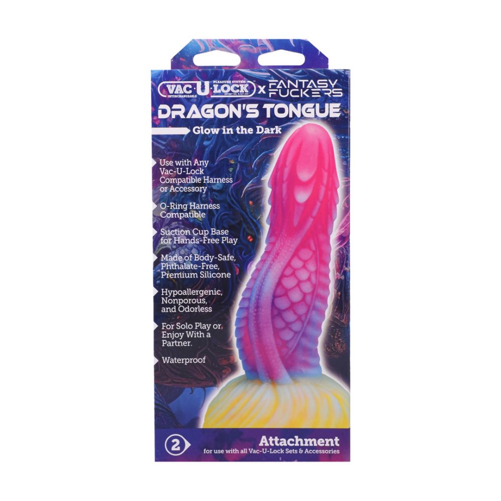 Fantasy Fuckers - Draak Tongue - Glow in the Dark - Multicolor - Afbeelding 4