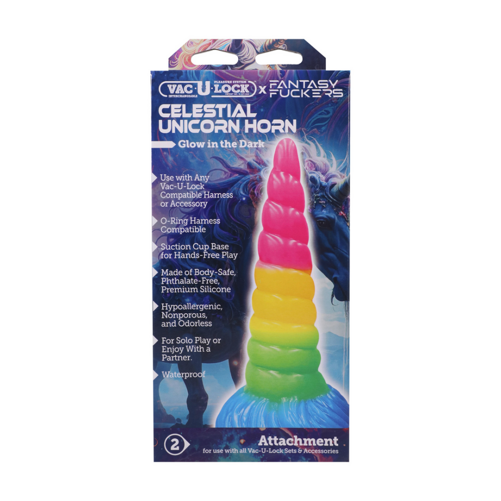 Fantasy Fuckers - Hemelse Eenhoorn Hoorn - Glow in the Dark - Multicolor - Afbeelding 4