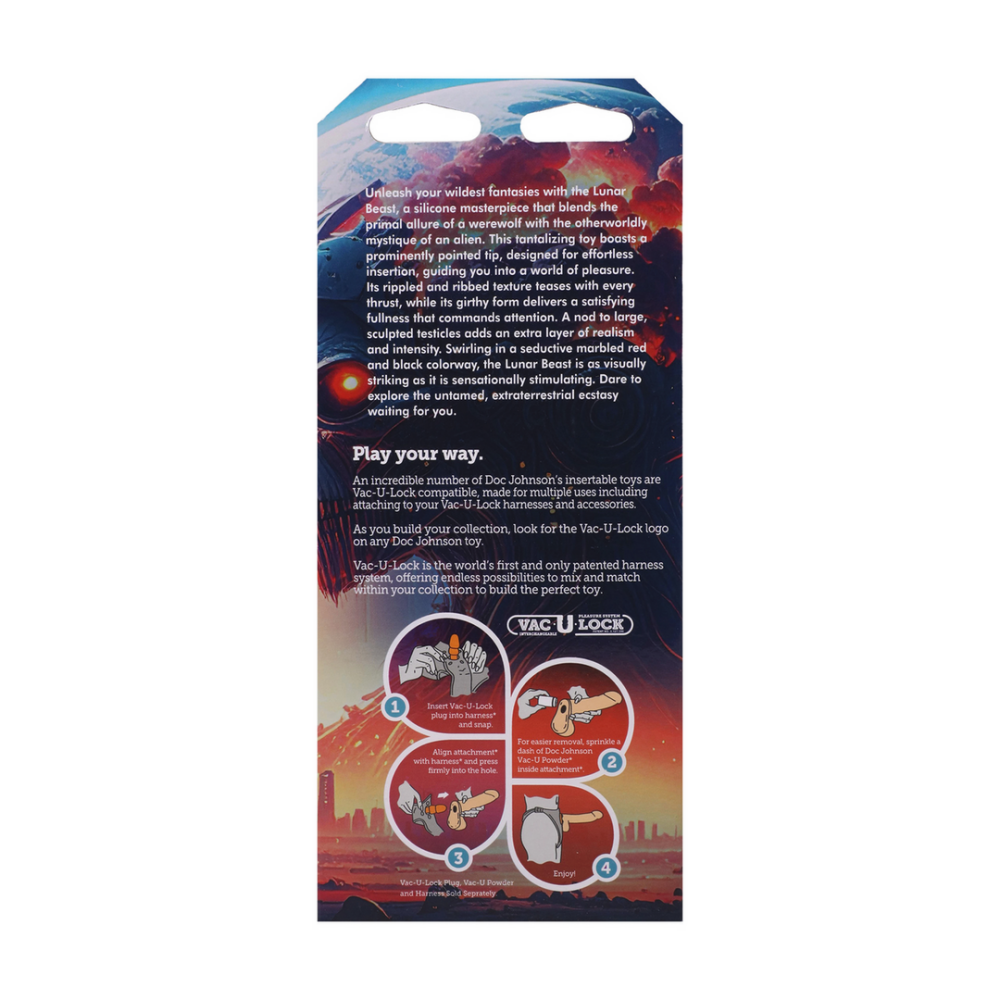 Fantasy Fuckers - Rode Raider - Rood/Zwart - Afbeelding 3