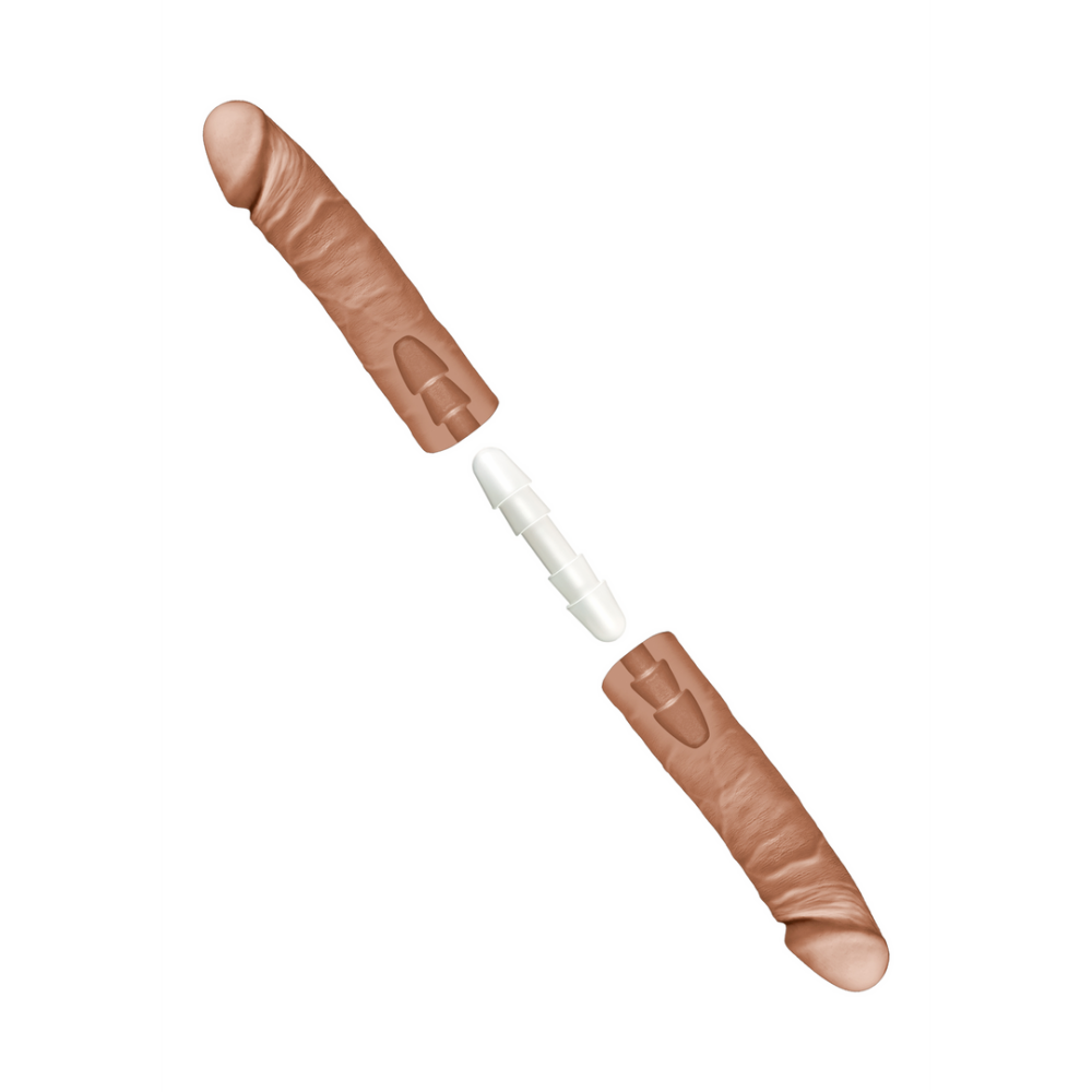 Double D - Realistic Double ULTRASKYN Dildo - 16 / 40 cm - Afbeelding 3