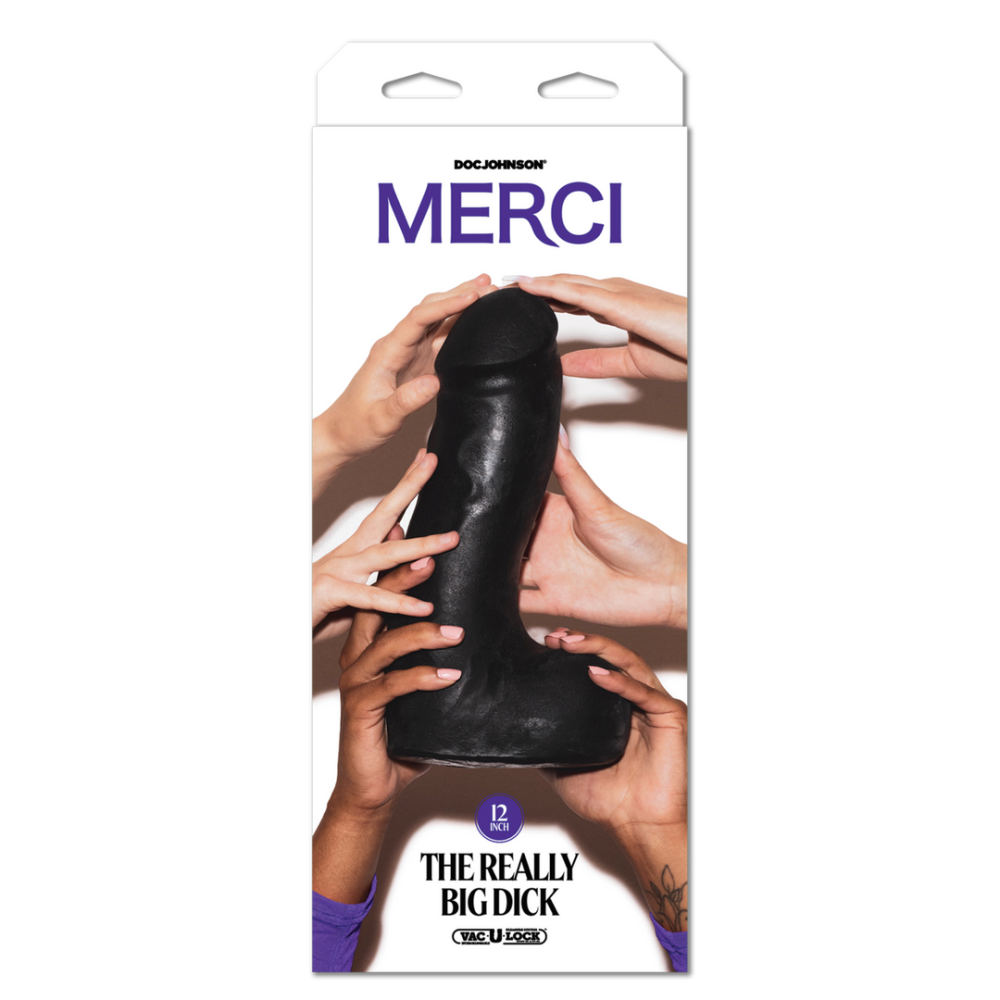 De Really Big Dick - 30 cm - Zwart - Afbeelding 2