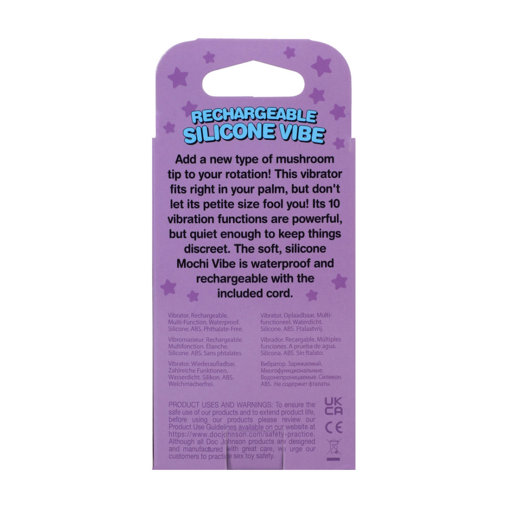 Paddenstoel Vibe - Oplaadbare Siliconen Vibrator - Perzik - Afbeelding 3