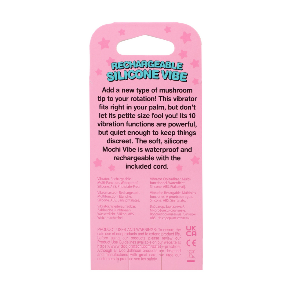 Paddenstoel Vibe - Oplaadbare Siliconen Vibrator - Roze - Afbeelding 3