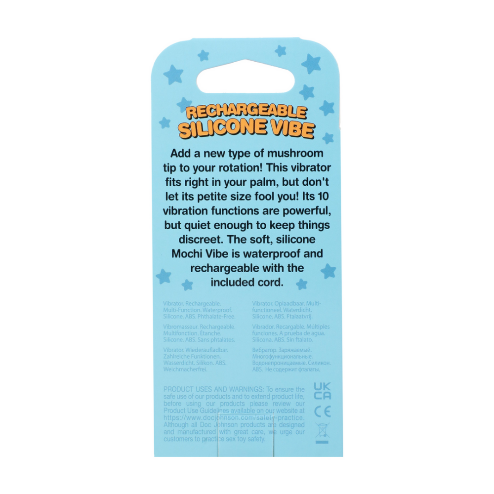 Mushroom Vibe - Oplaadbare Siliconen Vibrator - Paars - Afbeelding 3