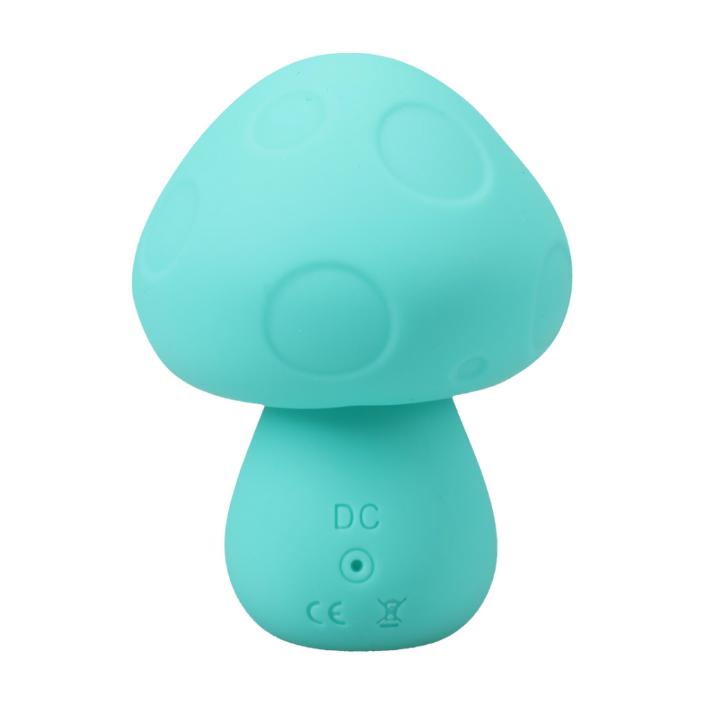 Paddenstoel Vibe - Oplaadbare Siliconen Vibrator - Teal - Afbeelding 5