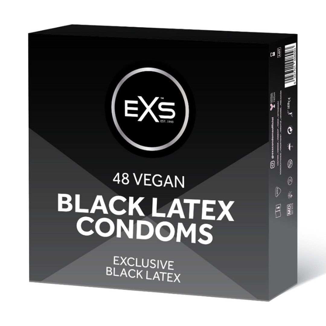 EXS Black Latex - Condooms - 48 Stuks
