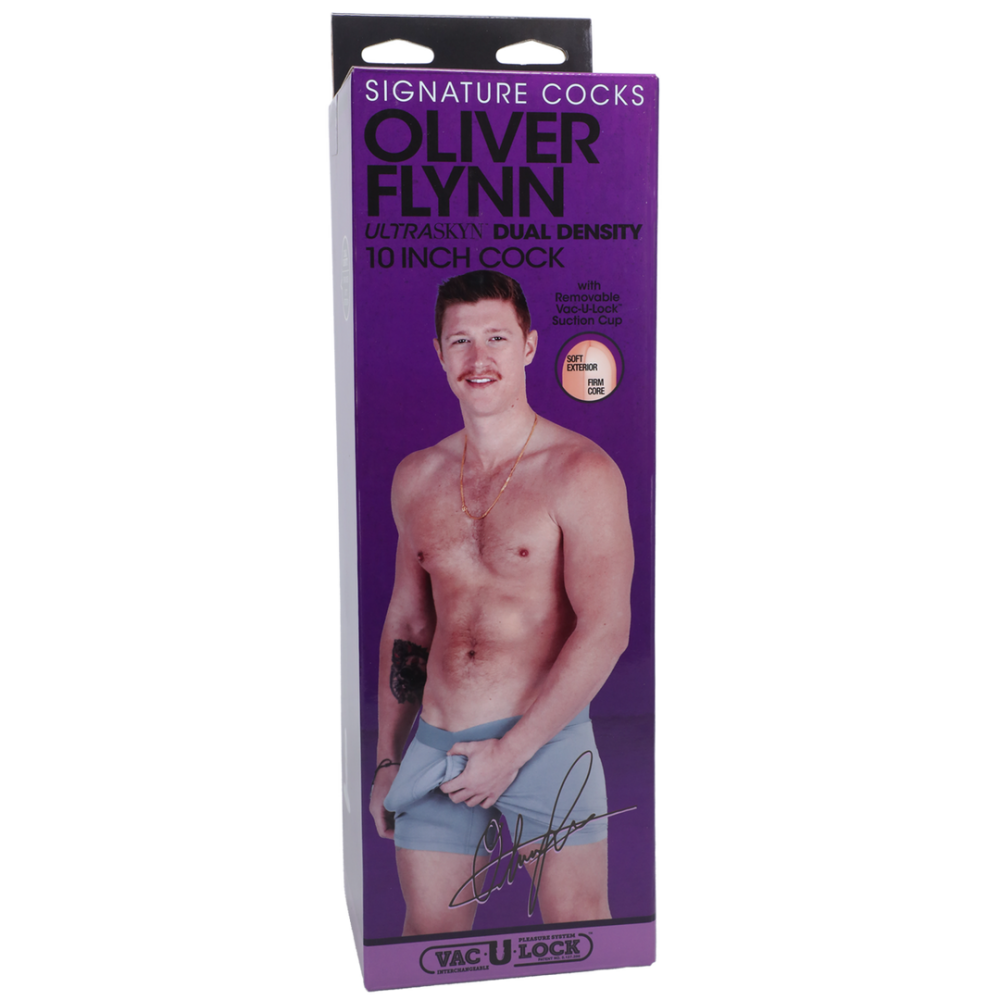 Oliver Flynn - Realistic ULTRASKYN Dildo - 10 / 25 cm - Vanilla - Afbeelding 2