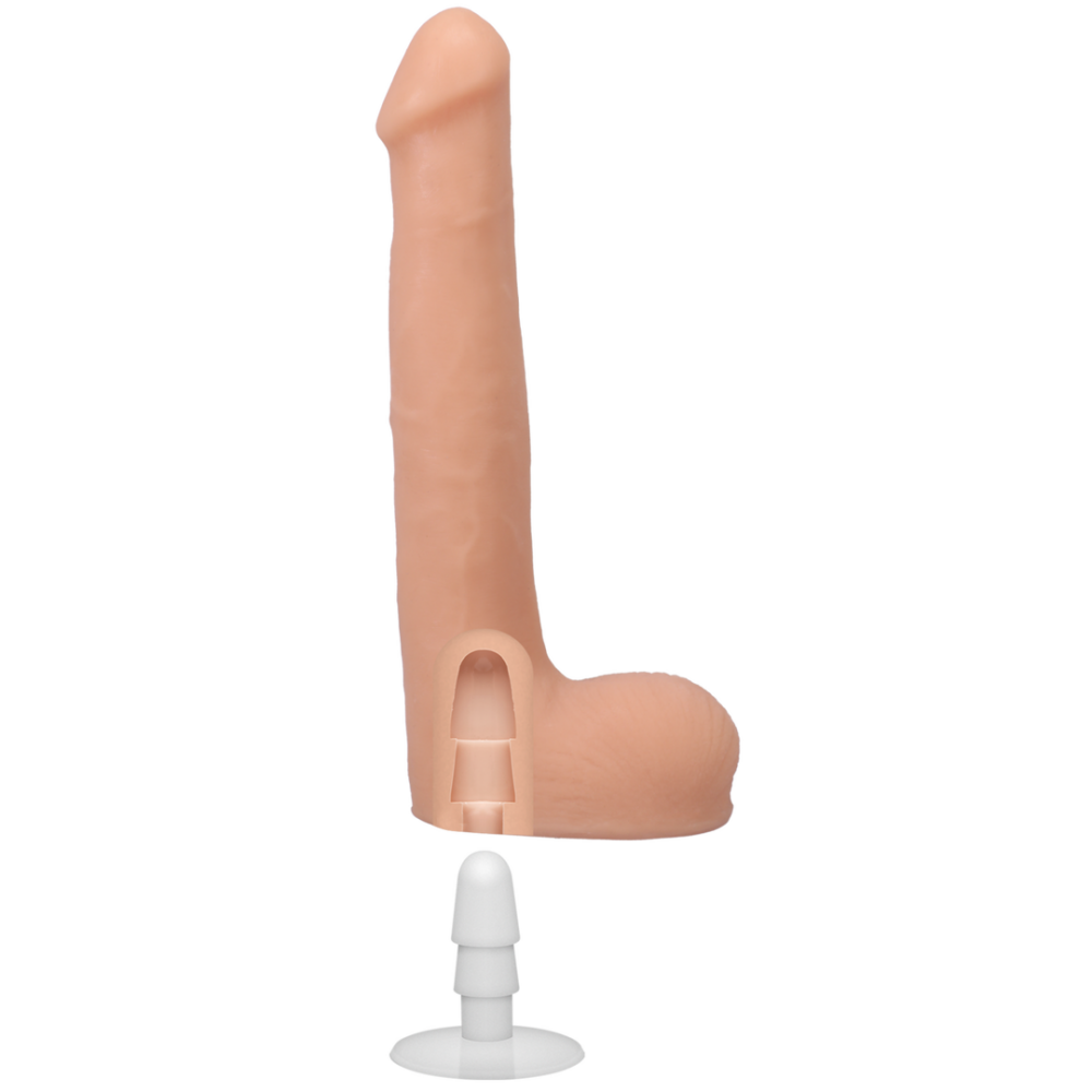 Oliver Flynn - Realistic ULTRASKYN Dildo - 10 / 25 cm - Vanilla - Afbeelding 4