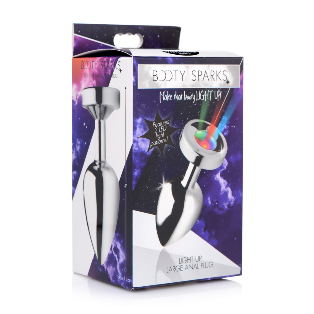 Verlicht - Butt Plug - Groot - Afbeelding 2