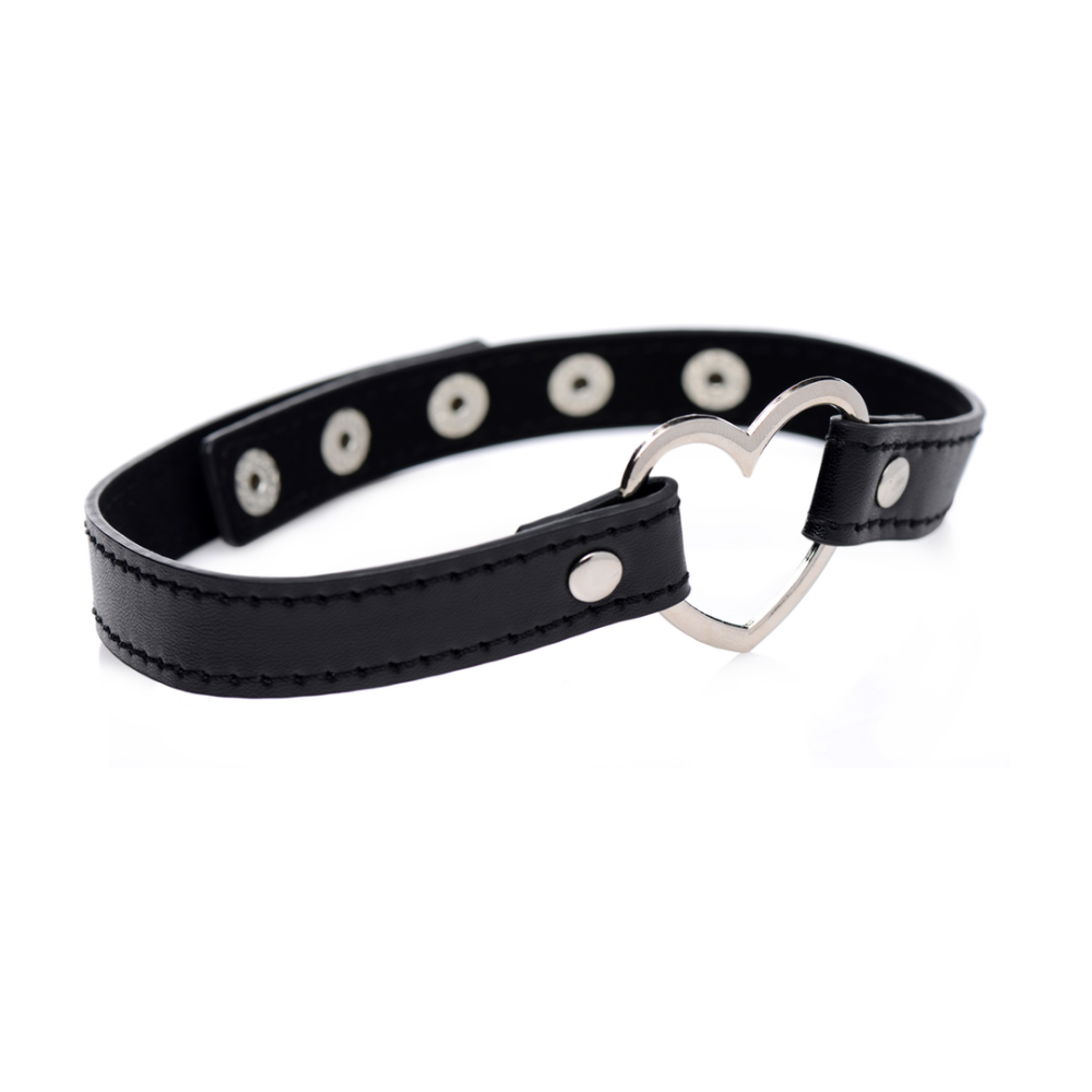 Donkere Hart - Chrome Heart Zwarte Choker - Afbeelding 3