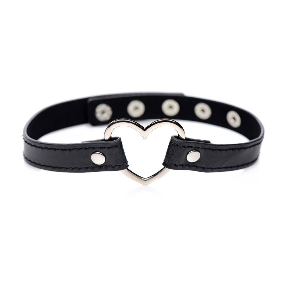Donkere Hart - Chrome Heart Zwarte Choker - Afbeelding 5