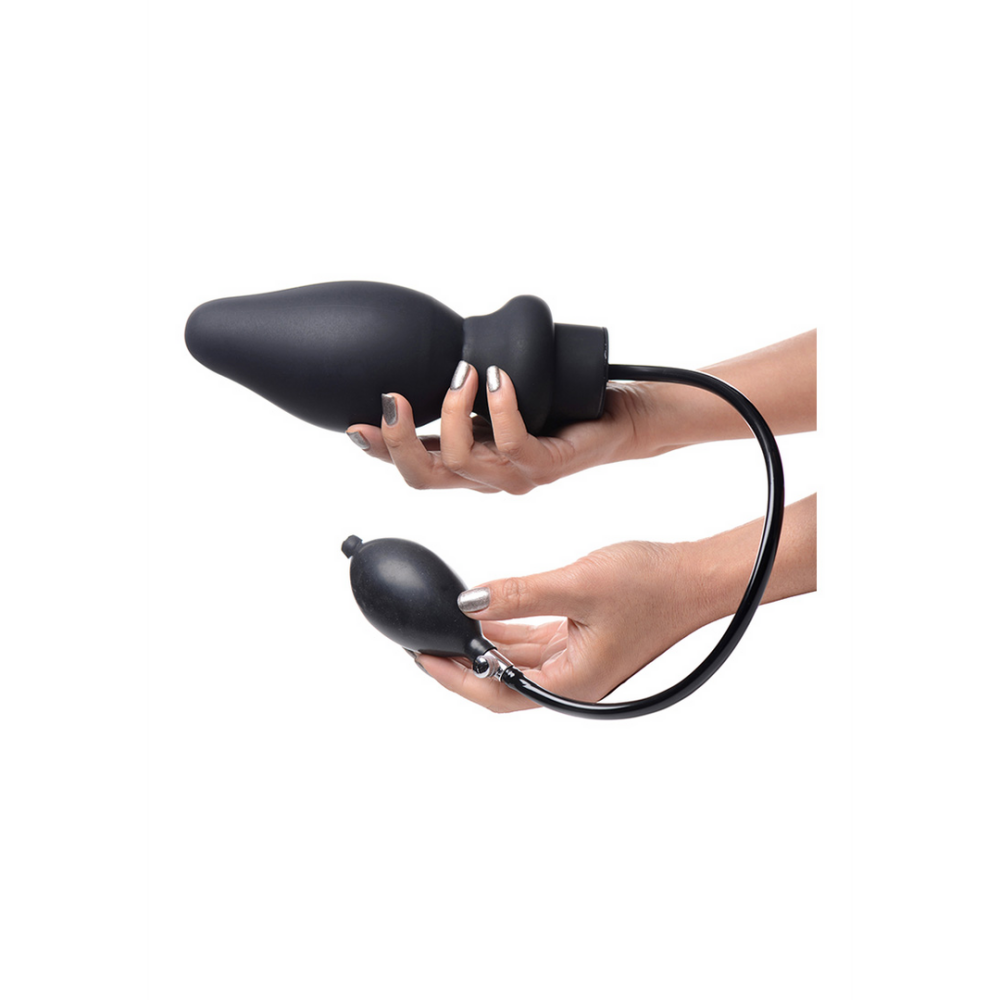 Ass-Pand - Grote Opblaasbare Siliconen Anale Plug - Afbeelding 5