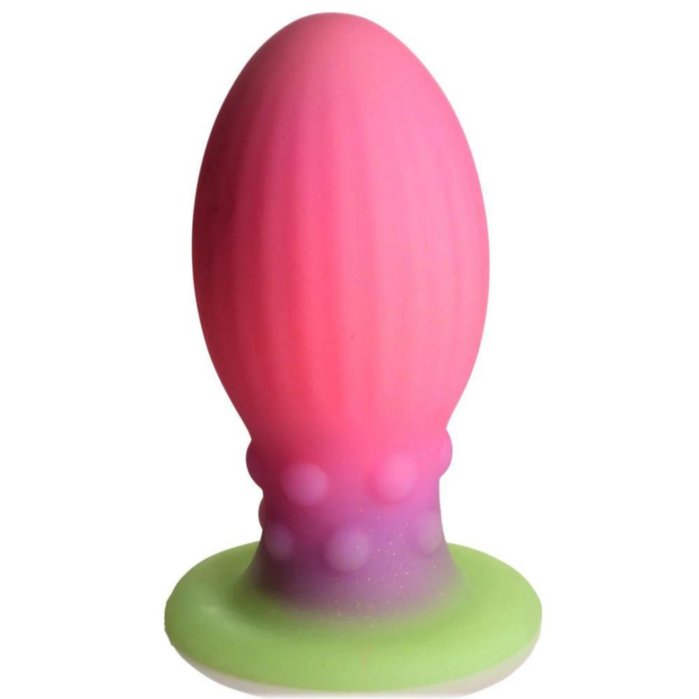 Xeno Egg - Glow in the Dark - Siliconen Ei - XL - Roze