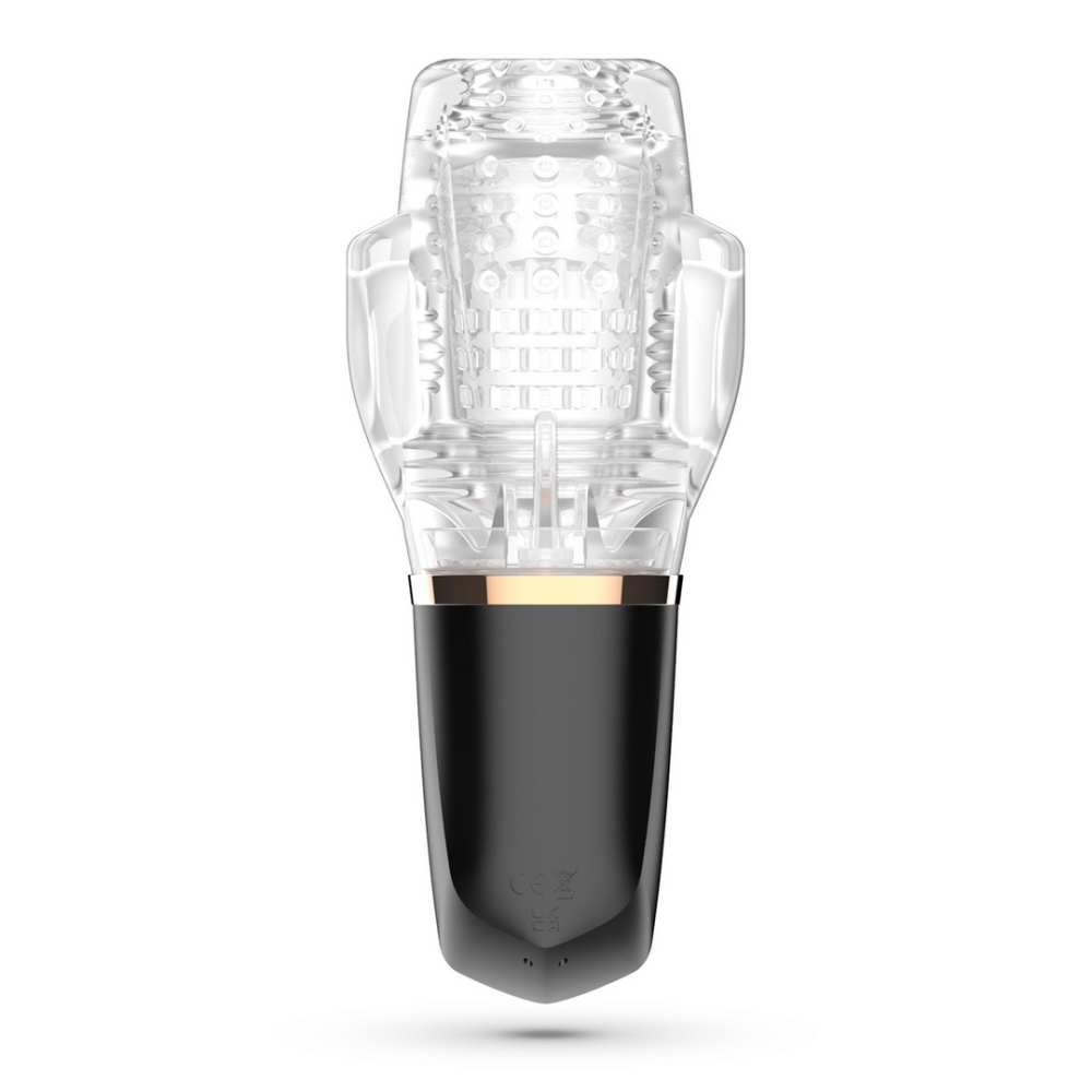 Quasar - Oplaadbare Masturbator met Zuigfunctie - Transparant - Afbeelding 5
